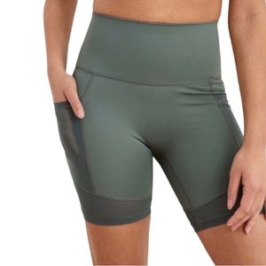 Aerie Green Biker Shorts Size XS